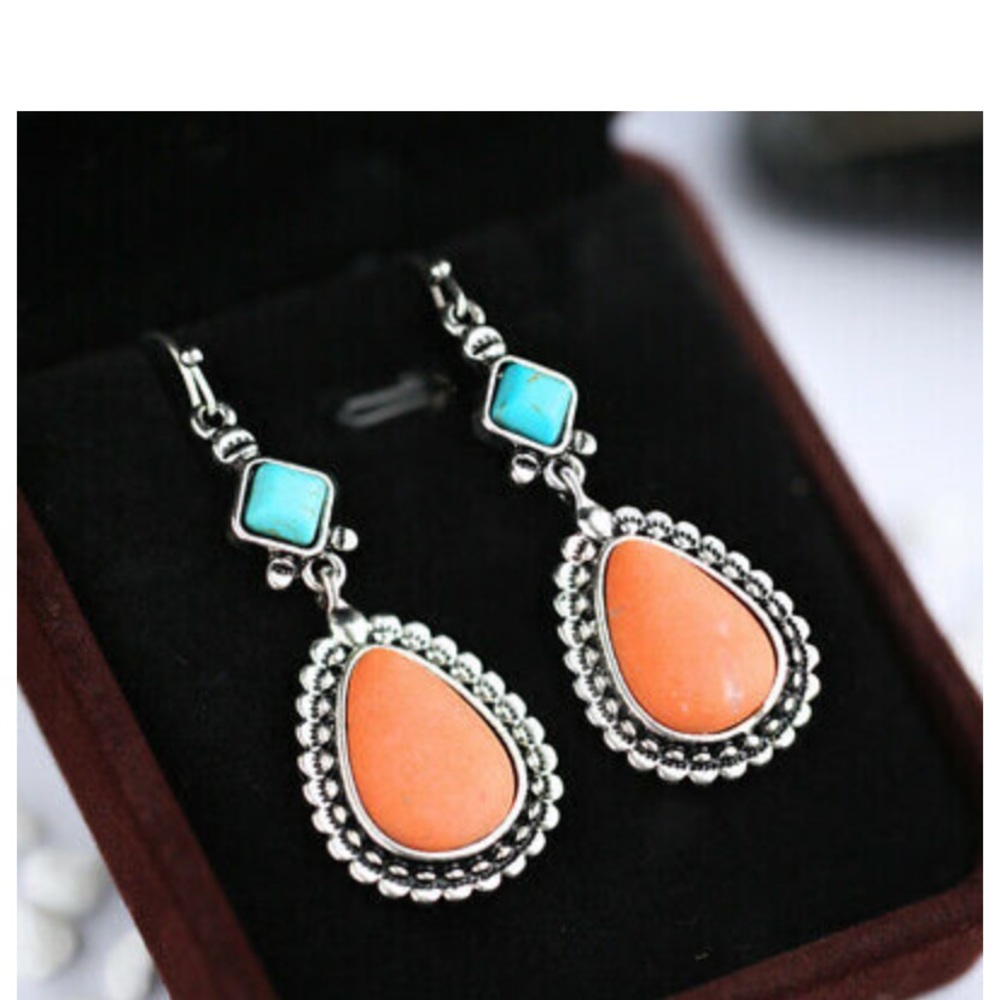 New Sterling silver boho earrings - Picture 4 of 4